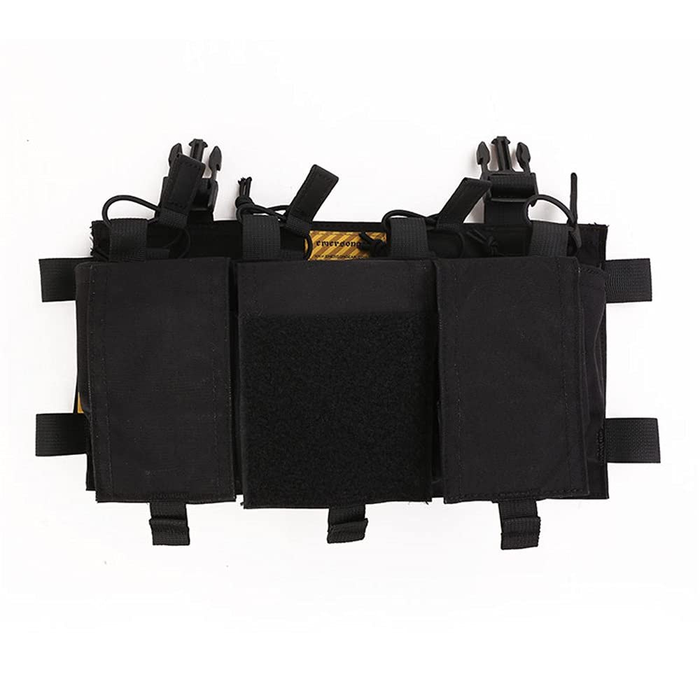 Emersongear MF Style Quad 5.56 Compatible Mag Placard,Magazine Pouch Accessories Attach to The Tactical Vest