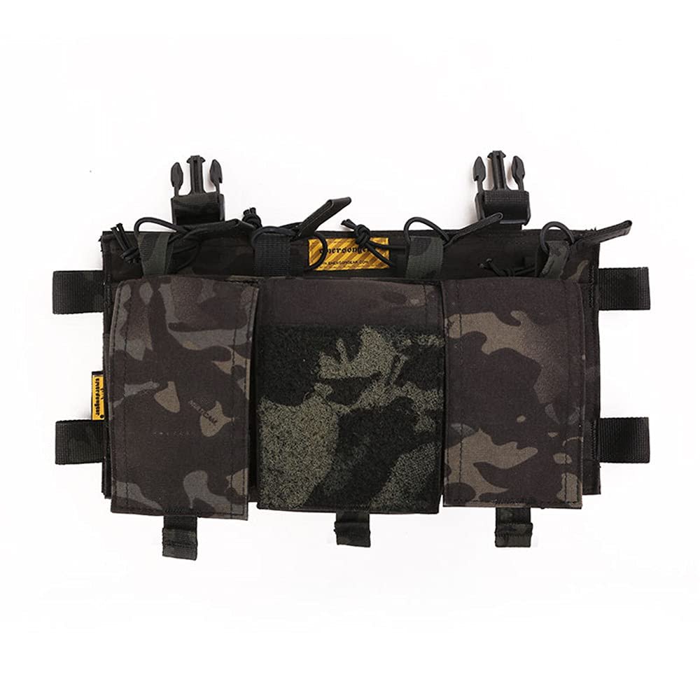 Emersongear MF Style Quad 5.56 Compatible Mag Placard,Magazine Pouch Accessories Attach to The Tactical Vest