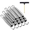 5.5 Trampoline Springs Heavy Duty for CalmMax,Skywalker,BCAN,12pcs Stainless Steel Replacement Springs (5.5 Trampoline Springs) view 1