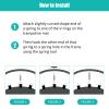 5.5 Trampoline Springs Heavy Duty for CalmMax,Skywalker,BCAN,12pcs Stainless Steel Replacement Springs (5.5 Trampoline Springs) view 2