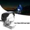 Bike Light, 12V-80V Bike Lights for Night Riding, Front Light Electric Bike, 2 in 1 Horn LED Head Light Front Bright Lamp for Electric Bike Scooter Moped view 4