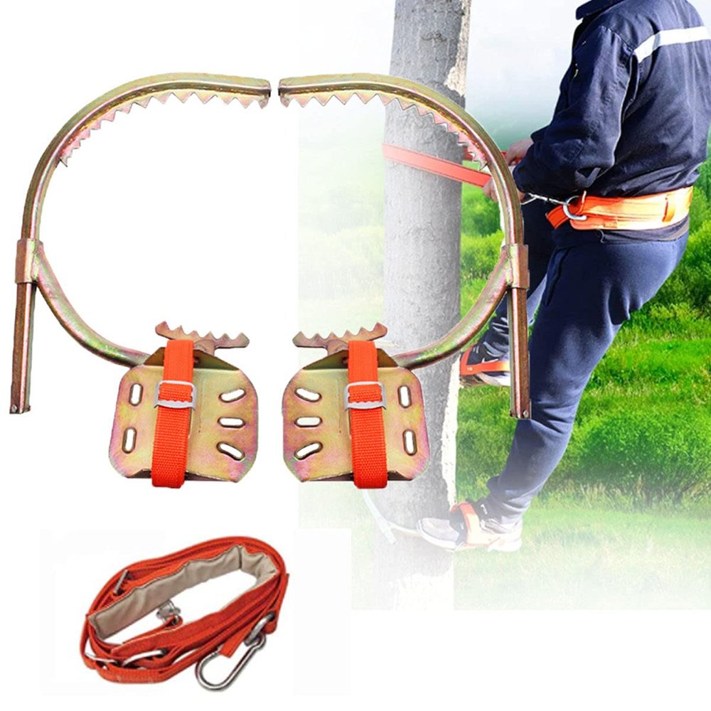 WZFANJIJ Tree Climbing Gear Tree Spurs Tree Crampons, Thickening Trees, Durable, Suitable for Hunting, Fruit Picking, Easy to Use,500Model
