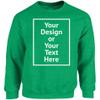 Vizor Personalized Sweatshirt for Men and Women- Custom Your Design Photo Picture Text DIY Gifts 2XL Irish Green view 1