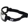 Birdz Eyewear Wren Frameless Skydiving Riding Goggles 3 Pairs Anti-Fog with Clear Smoke & Yellow Lens view 3