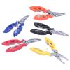 Pssopp 5-Piece Fishing Tool Set, Stainless Steel Pliers with Hook Remover, Curved Scissors, Braid Line Cutters, Split Ring Tool view 2