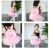 Yitengteng Princess Ballerina Backpack Dance Bag for Toddler Girls Nylon Backpack (Pink dance shoes) view 3