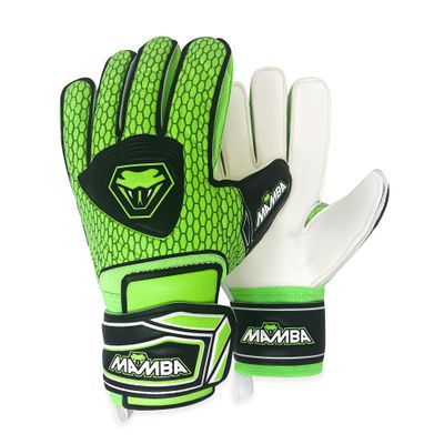MAMBA Goalkeeper Gloves for Youth & Adult - Premium Quality Latex Palm & Back Hand; Finger Spine Protection & Double Layer Wristband. Goalie Gloves for Men, Women, Boys & Girls (9)