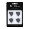 TennisCompanion - Tennis Dampener for Racket, Tennis Shock Absorber, Tennis Vibration Dampeners for Improved Feel and Enhanced Sound, 4-Pack Tennis Dampener, Black view 1