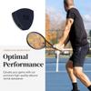 TennisCompanion - Tennis Dampener for Racket, Tennis Shock Absorber, Tennis Vibration Dampeners for Improved Feel and Enhanced Sound, 4-Pack Tennis Dampener, Black view 2