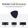 TennisCompanion - Tennis Dampener for Racket, Tennis Shock Absorber, Tennis Vibration Dampeners for Improved Feel and Enhanced Sound, 4-Pack Tennis Dampener, Black view 4