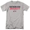 Southern Utah University Official Stacked Unisex Adult T-Shirt, Athletic Heather, 5X-Large view 1