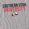 Southern Utah University Official Stacked Unisex Adult T-Shirt, Athletic Heather, 5X-Large view 2