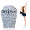 Stunt Trainer Flyer Cheer Balance Board for Cheerleader Balance & Flexibility Core Strength Training - Cheer Balance Trainer Stunting Practice Board Cheerleading Equipment for Flyers, Grey view 1