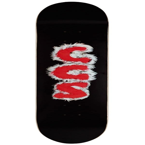 [CCS] Furry Letters Skateboard Deck Black 7.50"