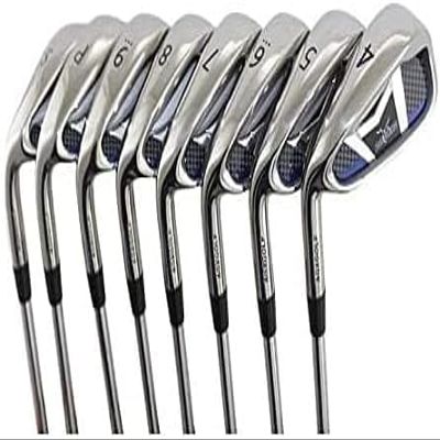 AGXGOLF Men's Left Hand Regular Flex, Regular Length Same Length Tour Irons Set wTrue Temper Command Steel Shafts; One Swing 4-9 Irons + Pitching Wedge + Bonus Sand Wedge, USA Built
