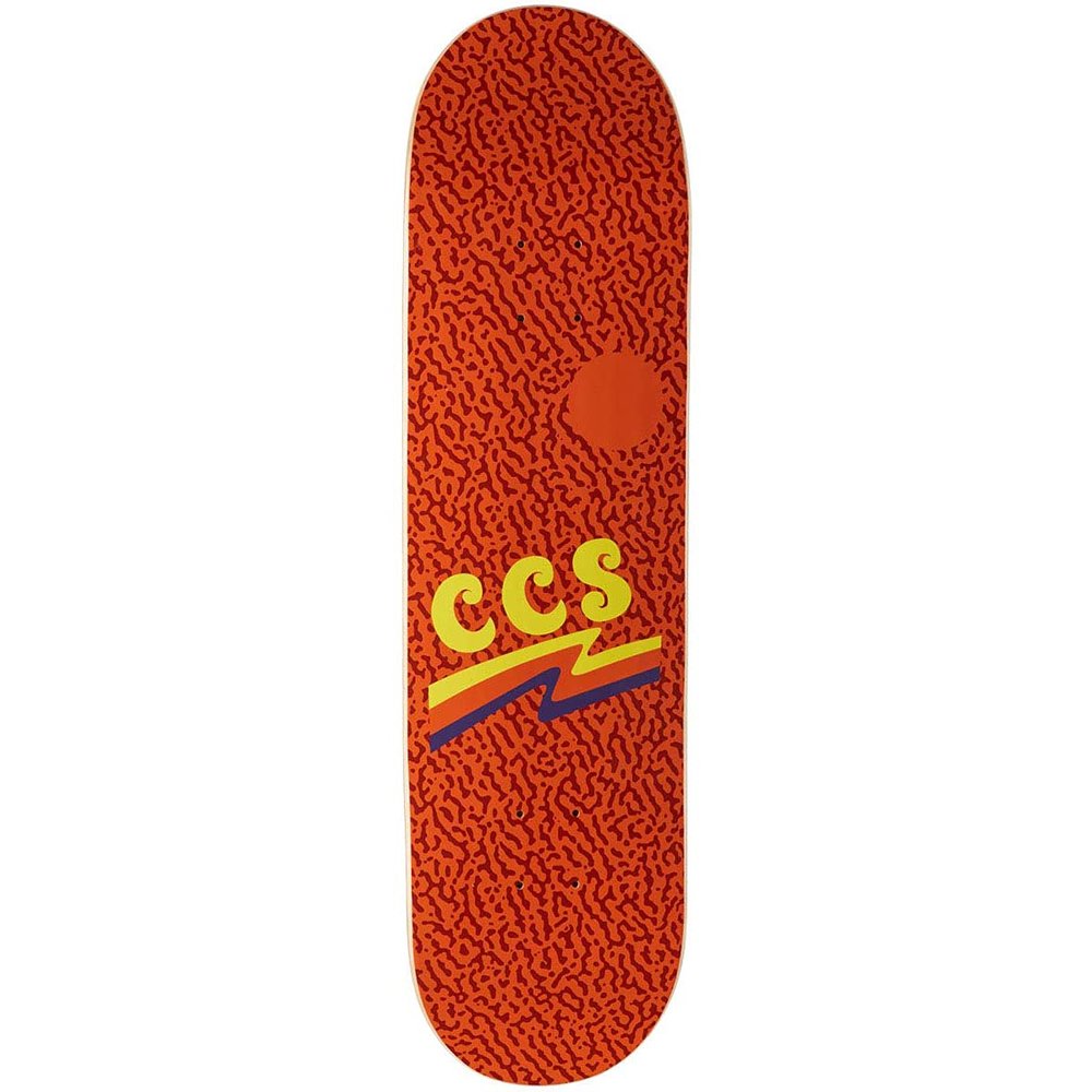 [CCS] Wavy Times Skateboard Deck Orange 8.00"
