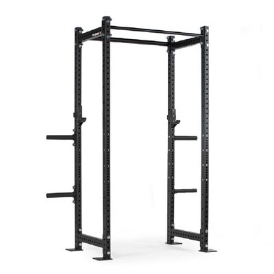 Titan Fitness T-3 Series Black Short Power Rack, 24in Depth, Weight Plate Holders, 1,100 LB Capacity Cage for Weightlifting and Strength Training
