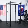 Titan Fitness T-3 Series Black Short Power Rack, 24in Depth, Weight Plate Holders, 1,100 LB Capacity Cage for Weightlifting and Strength Training view 2