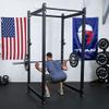 Titan Fitness T-3 Series Black Short Power Rack, 24in Depth, Weight Plate Holders, 1,100 LB Capacity Cage for Weightlifting and Strength Training view 3