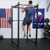 Titan Fitness T-3 Series Black Short Power Rack, 24in Depth, Weight Plate Holders, 1,100 LB Capacity Cage for Weightlifting and Strength Training view 4
