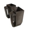 Double Magazine Pouch (OWB) for Glock 19,17,22,23,27,34,35,26 Magazines & Clones, 9mm and .40 Cal Magazines (Double Stack), 2 in Row. Adjustable Belt Loops fit: 1.5 inch, 1.75 inch, and 2 inch Belts view 3