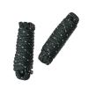 Tidal Wake Reflective Marine-Grade Dock Lines  Double Braided Nylon Boat Rope, 3/8" x15 ft, Eyelet Loop  Easier to See at Night, Heavy-Duty, UV & Saltwater Resistant 4 Pack (Black w/Silver) view 3