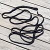 Tidal Wake Reflective Marine-Grade Dock Lines  Double Braided Nylon Boat Rope, 3/8" x15 ft, Eyelet Loop  Easier to See at Night, Heavy-Duty, UV & Saltwater Resistant 4 Pack (Black w/Silver) view 4