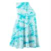 LLWB2345 Women's Tie Dye Lightweight Flare Midi Pull On Closure Skirt XXXL Aqua view 3