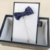 Save On Products The Men's Store Designer Bow Tie Lapel Pin  Blue view 3
