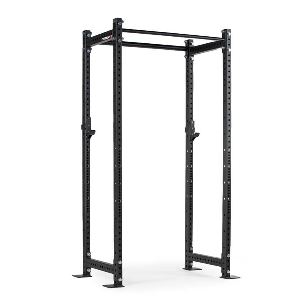 Titan Fitness T-3 Series Black Tall Power Rack, 24in Depth, 1,100 LB Capacity Cage for Weightlifting and Strength Training