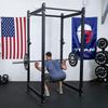 Titan Fitness T-3 Series Black Tall Power Rack, 24in Depth, 1,100 LB Capacity Cage for Weightlifting and Strength Training view 3