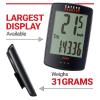 CATEYE Padrone Wireless OF-100 Bike Computer  Oversized Display Cyclocomputer, Wireless Speedometer & Odometer, Out Front Mount, Auto Start/Stop, Programmable Odometer, Fits Road, MTB, Gravel Bikes view 2
