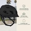 Retrospec Lennon Adult Bike Helmet with LED Safety Light Adjustable Dial & Removable Visor - Adjustable Bicycle Cycling Helmet for Men & Women view 2