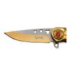Snake Eye Tactical 7" Cupid Heart Ladies Valentines day Pocket Knife with LOVE Pocket Clip Included (Gold) view 3
