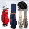 ACXZ Golf Travel Bag for Women Men with 10 Way Dividers, with Rain Cover, Cooler Pocket/Shoe Pocket, Golf Carrying Bag with Wheels, Red/Khaki/Dark Blue/Grey view 3