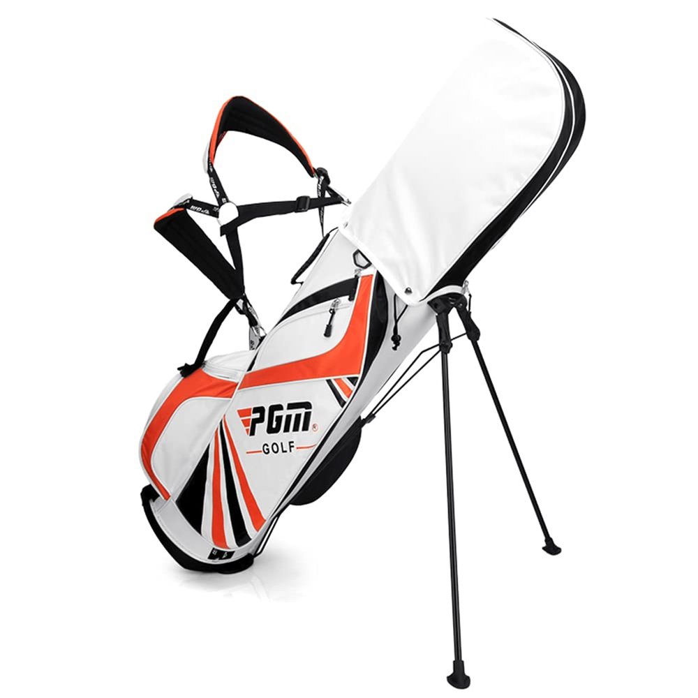 ACXZ Golf Stand Bag with 6 Way Dividers Top, Golf Carry Bag with Double Shoulder Straps, Waterproof Nylon Golf Storage Bag for Women Men (5.6lbs)