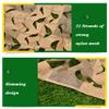LGLFDJ Camo Netting with Mesh Backing, Woodland Desert Camouflage Shade Netting for Kids Party Decoration Hide Position Camping Hunting Shooting Blinds Lightweight and Repeated Use view 3