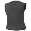 BGOWATU Women's Golf Polo Shirts Sleeveless Zip Up Collarless UPF 50+ Tennis T-Shirt Lightweight Quick Dry Dark Gray S view 3