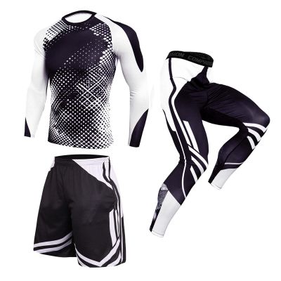 Maryia 2021 Mens Outdoor Outfits Summer Casual Long Sleeve Fashion Gym Workout Running Athletic Sports Set