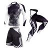 Maryia 2021 Mens Outdoor Outfits Summer Casual Long Sleeve Fashion Gym Workout Running Athletic Sports Set view 1
