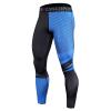 Maryia Mens Workout Pants Moisture Wicking Quick Dry Summer Casual Leggings Muscle Gym Running Fitness Athletic Trouser Blue, X-Large view 2