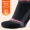 WEIERYA Ski Socks 2 Pairs Pack for Skiing, Snowboarding, Outdoor Sports Performance Socks (Retro Black 2 Pairs, Large) view 3