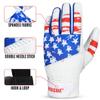 American Flag Baseball Batting Gloves USA Flag Baseball Batting Gloves for Youth Adult & Unisex (White) (Medium, Youth) view 3