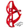 corki Cycles Bike Water Bottle Holder, Right Side Load Water Bottle Cage for Road, Mountain, Gravel Bicycle Red 1-Pack view 1