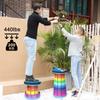 ALEVMOOM Portable Collapsible Stool Retractable Folding Telescoping Stool for Adults Sturdy Capacity 440lbs Foldable Camping Stool for Outdoor Hiking Garden BBQ view 2