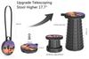 ALEVMOOM Upgraded Portable Collapsible Folding Stool Retractable Telescoping Stool for Adults Sturdy Capacity 440lbs Camping Chair for Outdoor Hiking Garden BBQ view 3