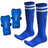 AIMISICAR Toddler Kids Youth Soccer Shin Guards and Socks for Boys & Girls (Age 3-5,6-8,8-12,10-14) | Lightweight Breathable Shin Pads & Soccer Socks Combo for Football Games & Training view 1