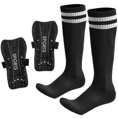 AIMISICAR Toddler Kids Youth Soccer Shin Guards and Socks for Boys & Girls (Age 3-5,6-8,8-12,10-14) | Lightweight Breathable Shin Pads & Soccer Socks Combo for Football Games & Training