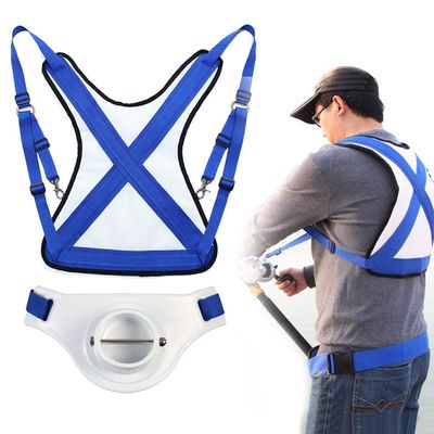 Fishing Belt Fishing Rod Holder Adjustable, Padded Fishing Belly Top Fishing Fighting Waist Belt Support Waist Rod Holder Belt Fishing Shoulder Strap Boat Fishing Shoulder Vest for Big Fish