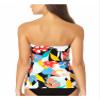 Anne Cole Signature Modern Blooms Twist Bandini Top, XS, Multi view 2